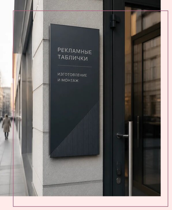 Рекламные таблички в Грозном по цене от 4617 р. | Аванза-Грз